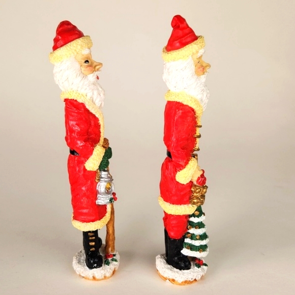 Retro Resin Santa set of 2 Santas - Picture 5 of 9